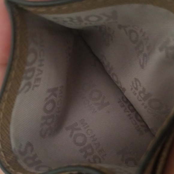 MICHAEL MICHAEL KORS Jet Set Card Holder Saffiano Leather Tan - Picture 5 of 5